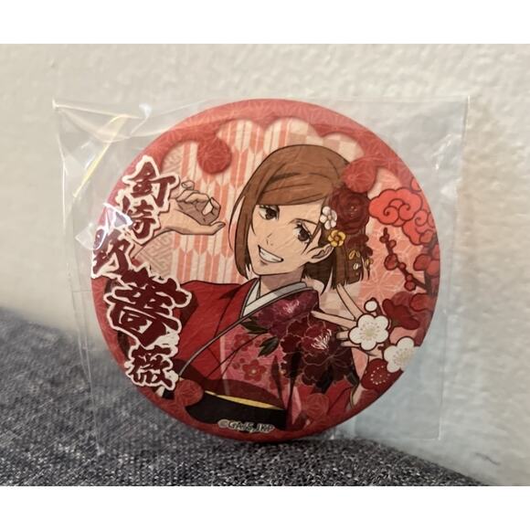 Jujutsu Kaisen Nobara Kugisaki Kyoto Juju Exploration Can Badge Brand New - Picture 2 of 2